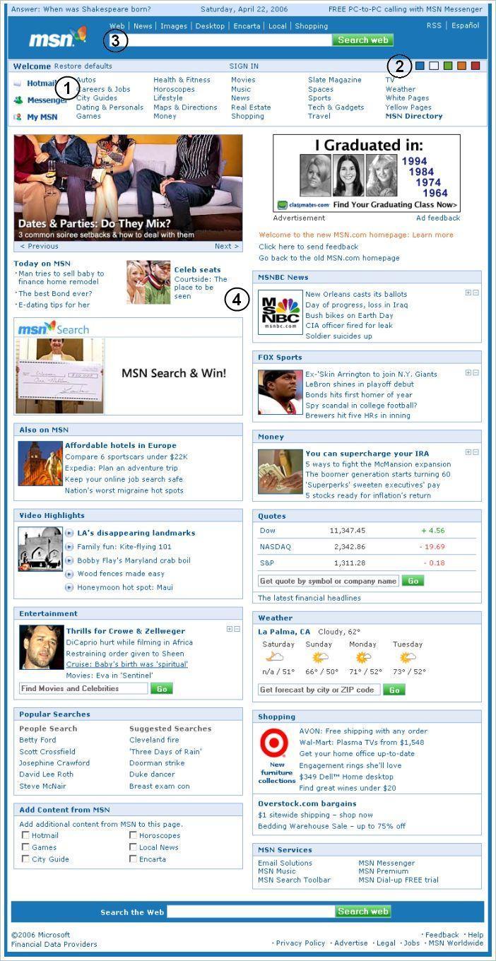 New MSN Design